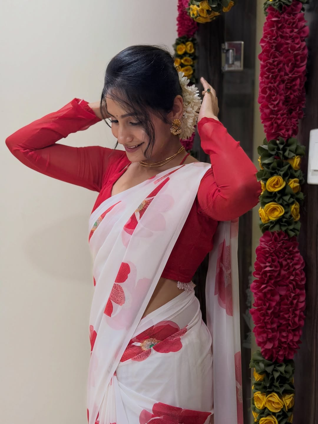 Pastel Power: Sravya Chowdary in Ruffled Lemon Yellow
