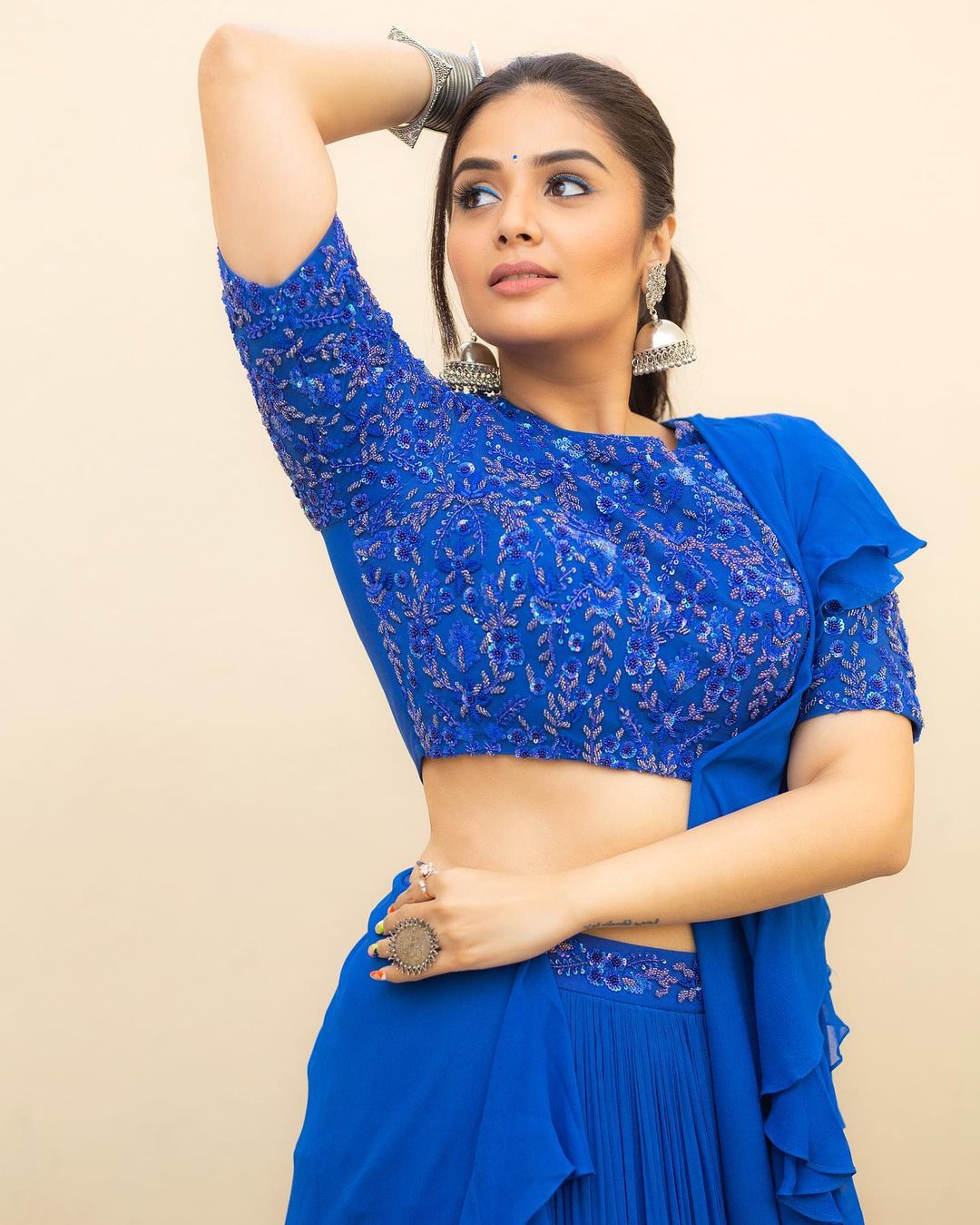 Sreemukhi Latest Glamorous Stills Fashion Moments