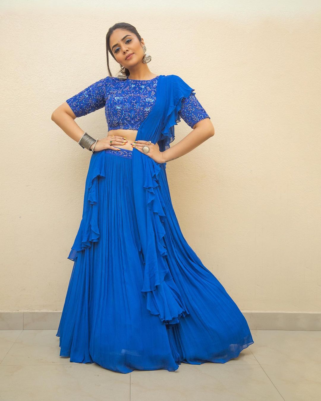 Sreemukhi Latest Glamorous Stills Fashion Moments