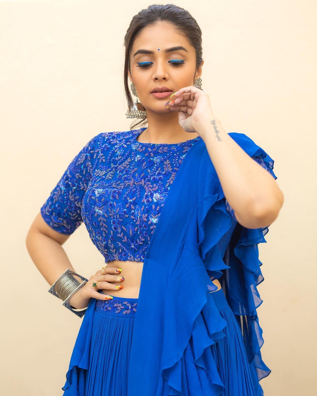 Sreemukhi Latest Glamorous Stills Fashion Moments