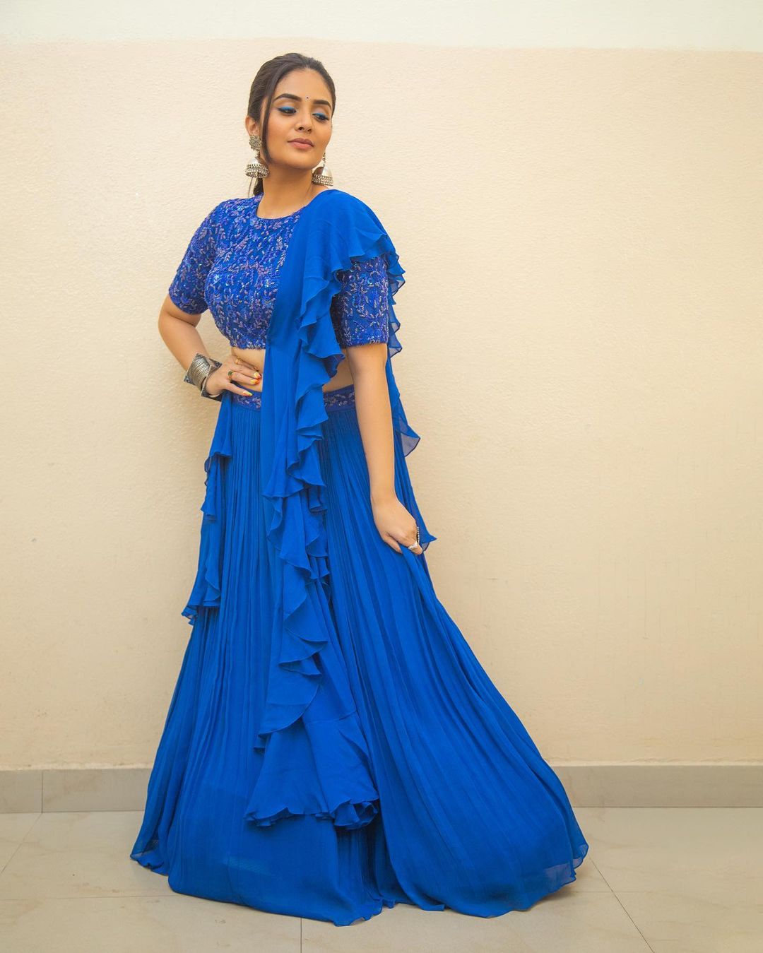 Sreemukhi Latest Glamorous Stills Fashion Moments
