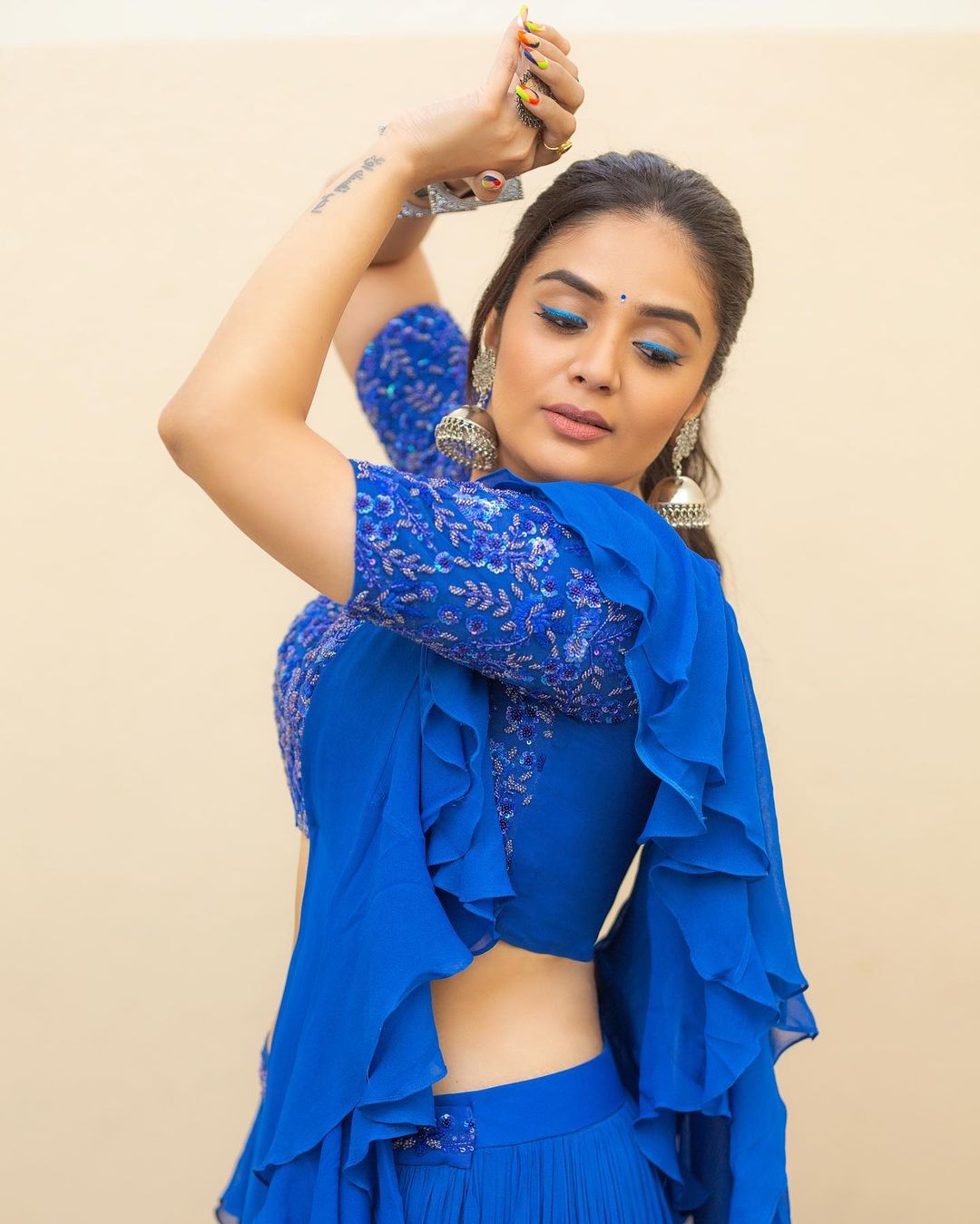 Sreemukhi Latest Glamorous Stills Fashion Moments