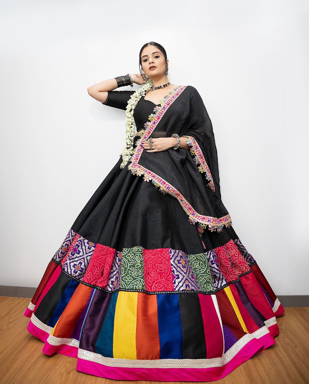Sreemukhi Stunning Black Dress Photos Ultimate Glamour Collection