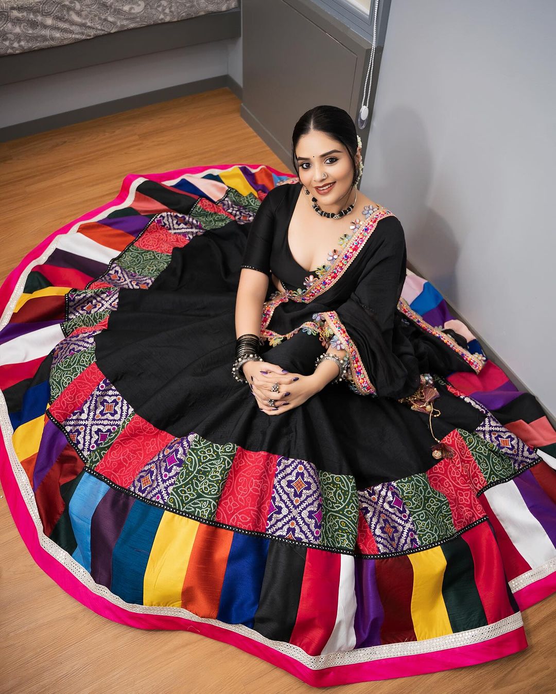 Sreemukhi Stunning Black Dress Photos Ultimate Glamour Collection