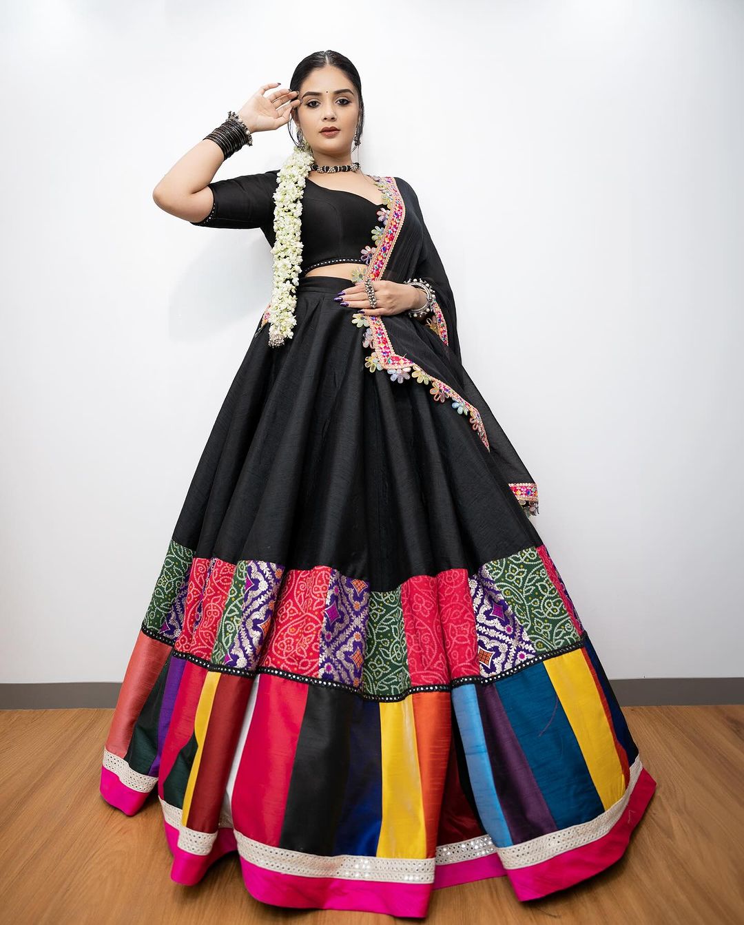 Sreemukhi Stunning Black Dress Photos Ultimate Glamour Collection