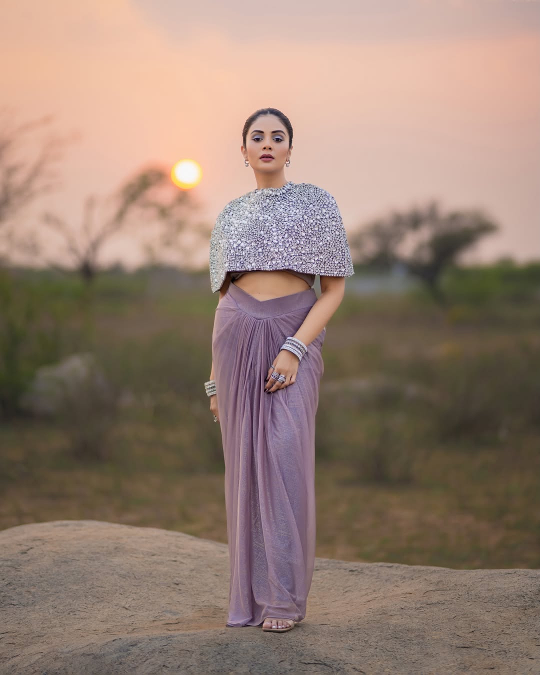 Sreemukhi Steals Showstopper Vibes in Stunning Festive Looks!