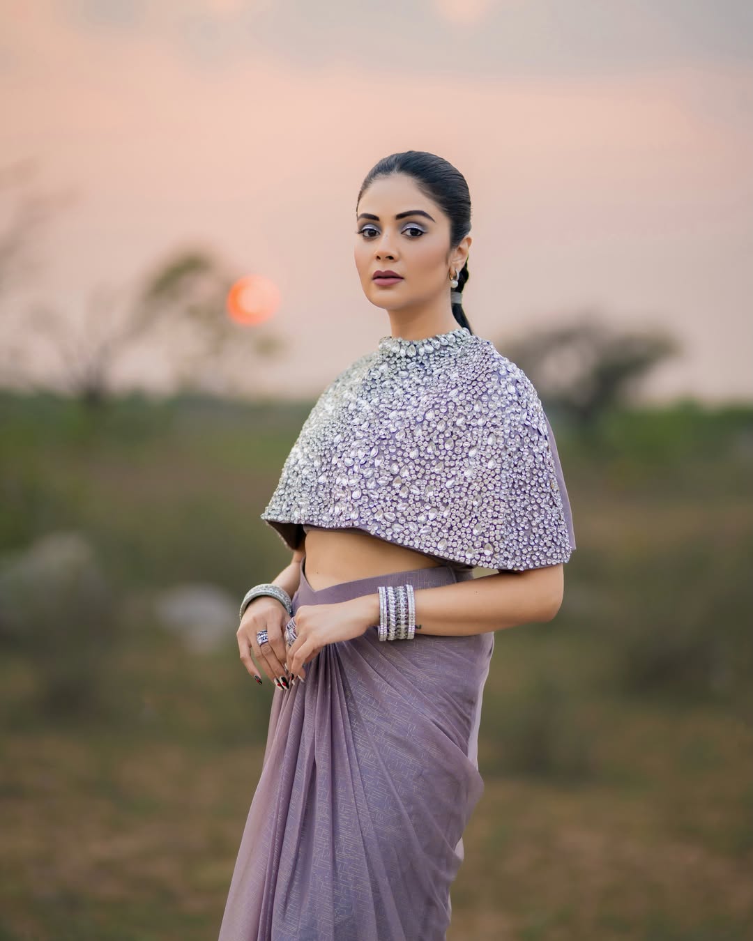 Sreemukhi Steals Showstopper Vibes in Stunning Festive Looks!