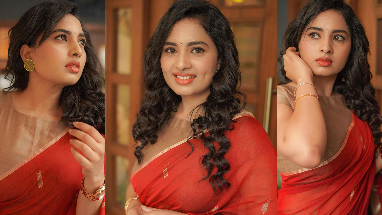 Srushti Dange Latest Saree Photos Stunning Traditional Looks