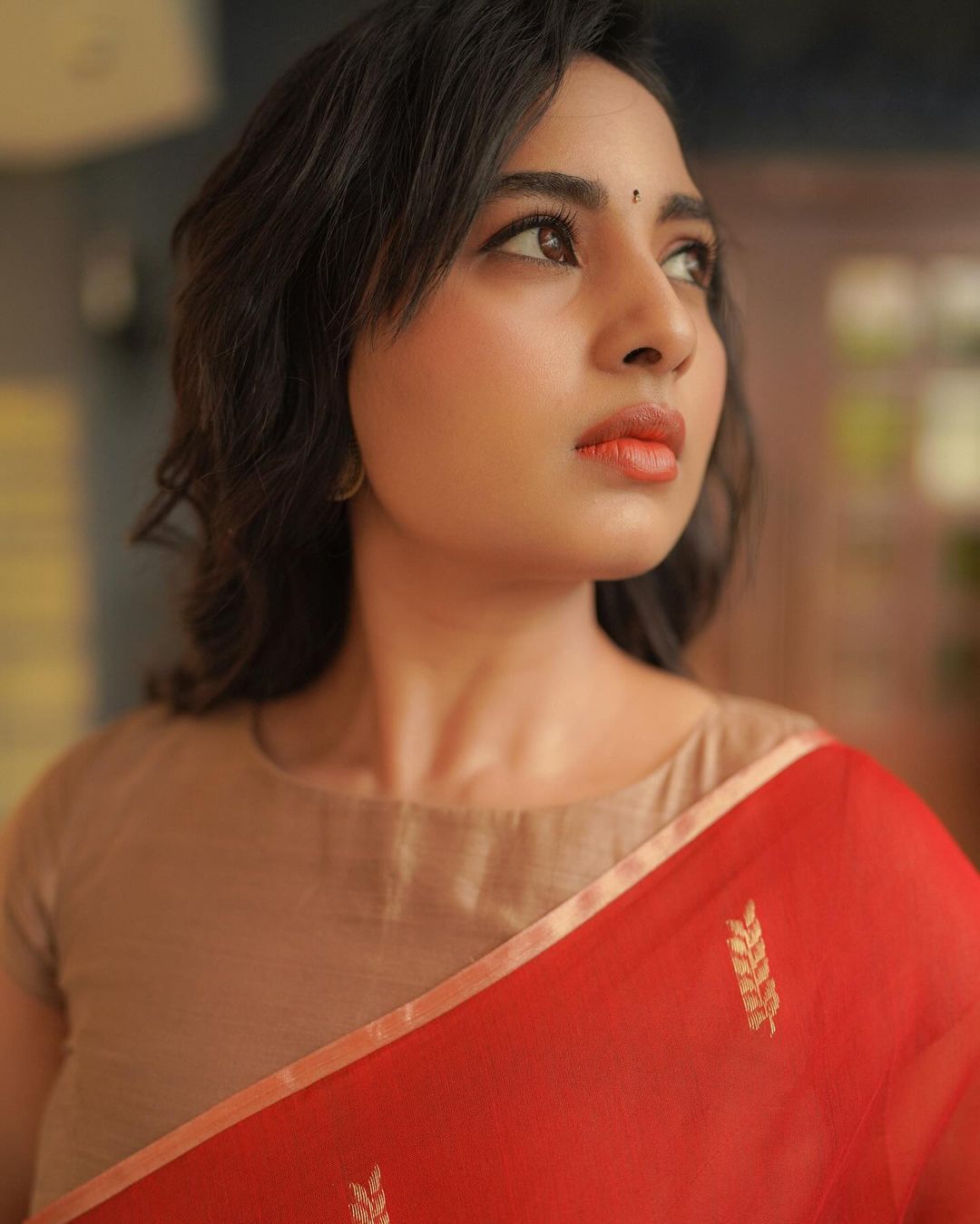 Srushti Dange Latest Saree Photos Stunning Traditional Looks