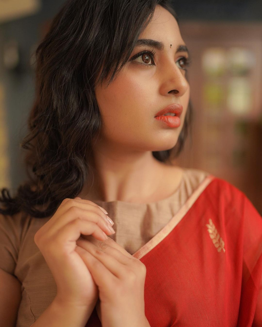 Srushti Dange Latest Saree Photos Stunning Traditional Looks