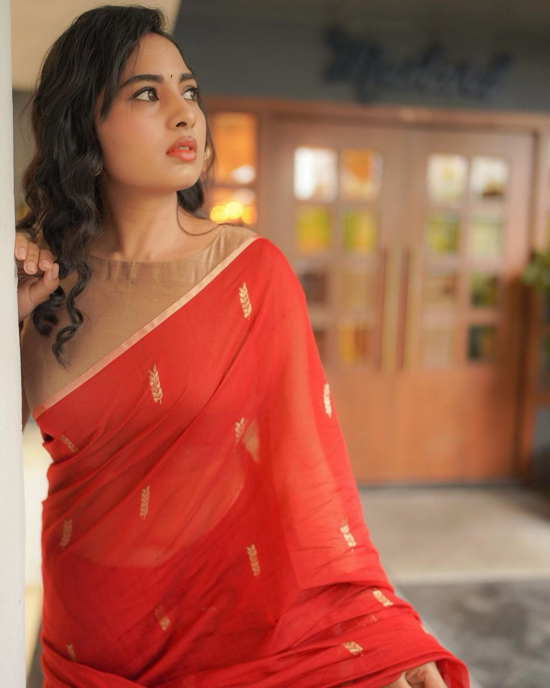 Srushti Dange Latest Saree Photos Stunning Traditional Looks
