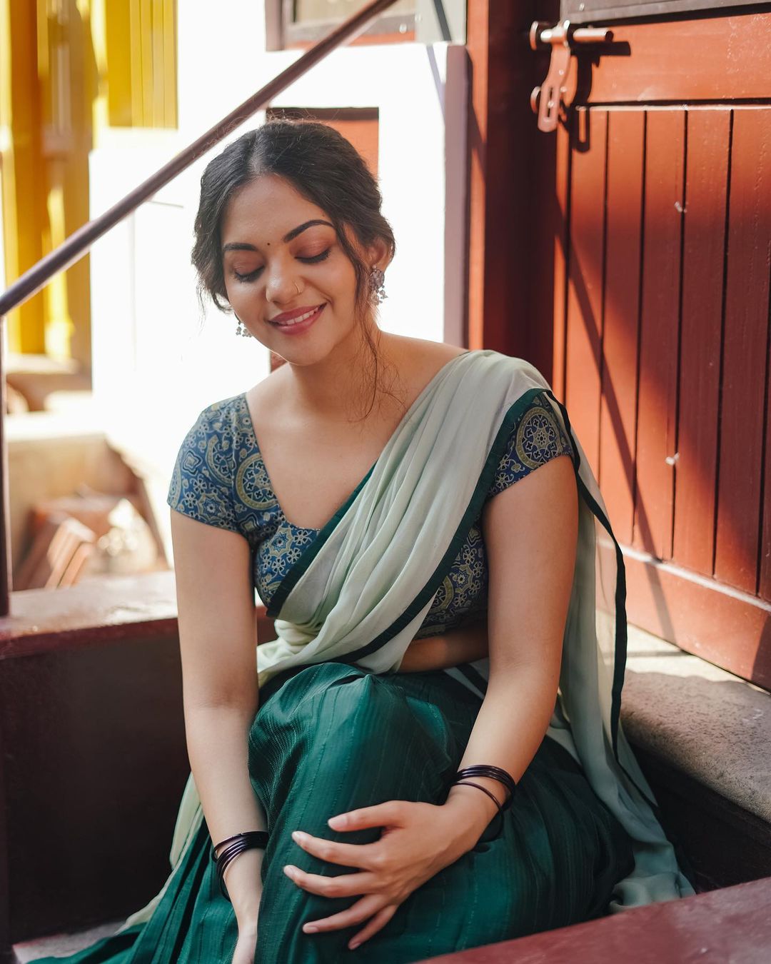 Stunning Ahaana Krishna Saree Photos | Timeless Indian Elegance