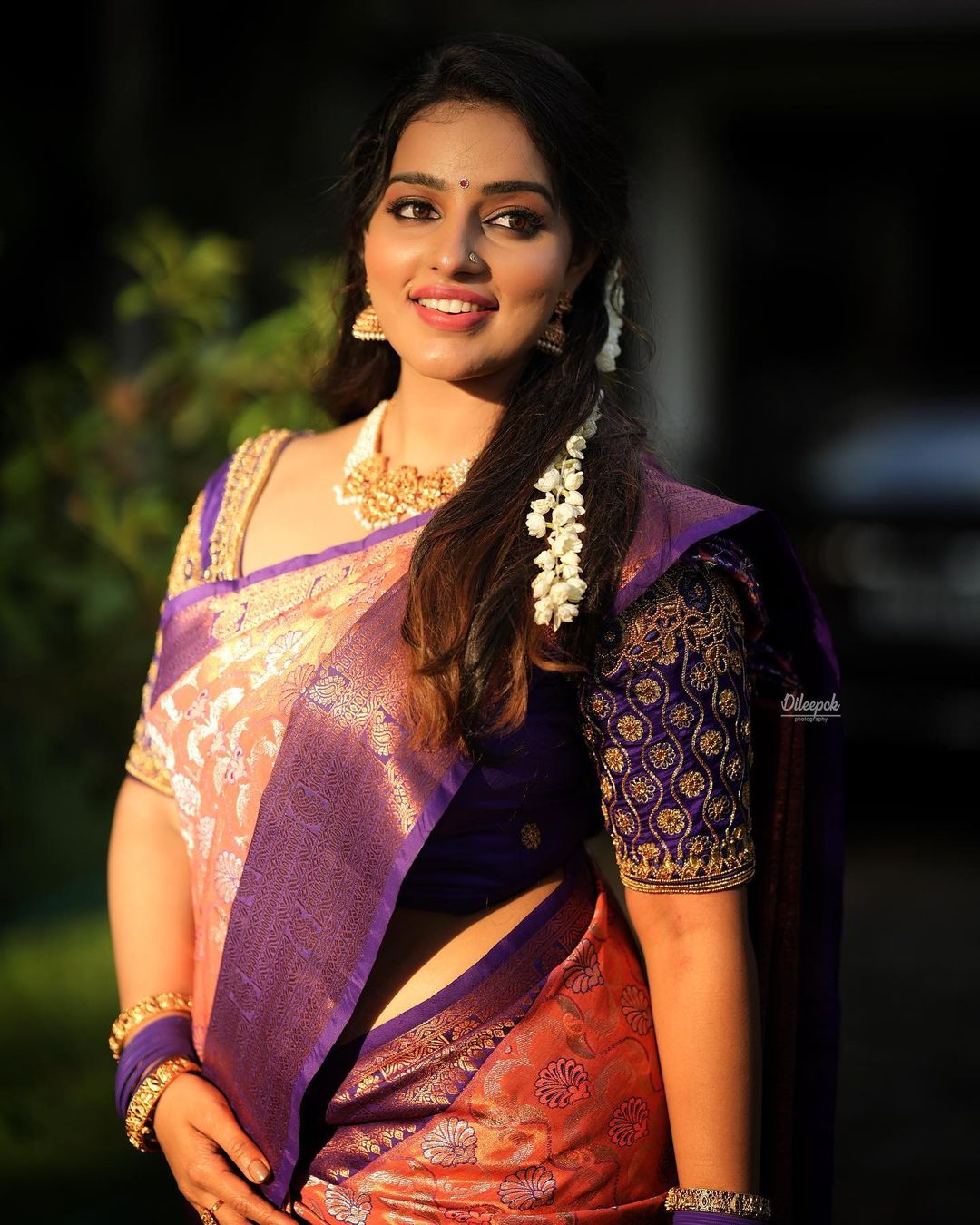 Stunning Malavika Menon Saree Photos Traditional Indian Glamour