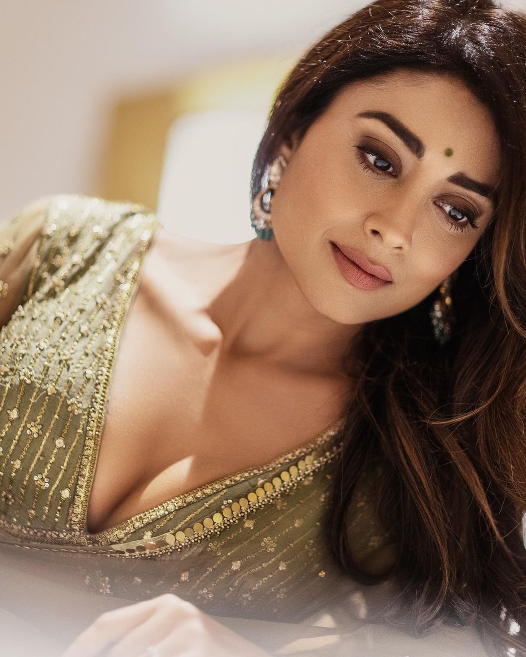 Stunning Shriya Saran Saree Looks Traditional Indian Fashion