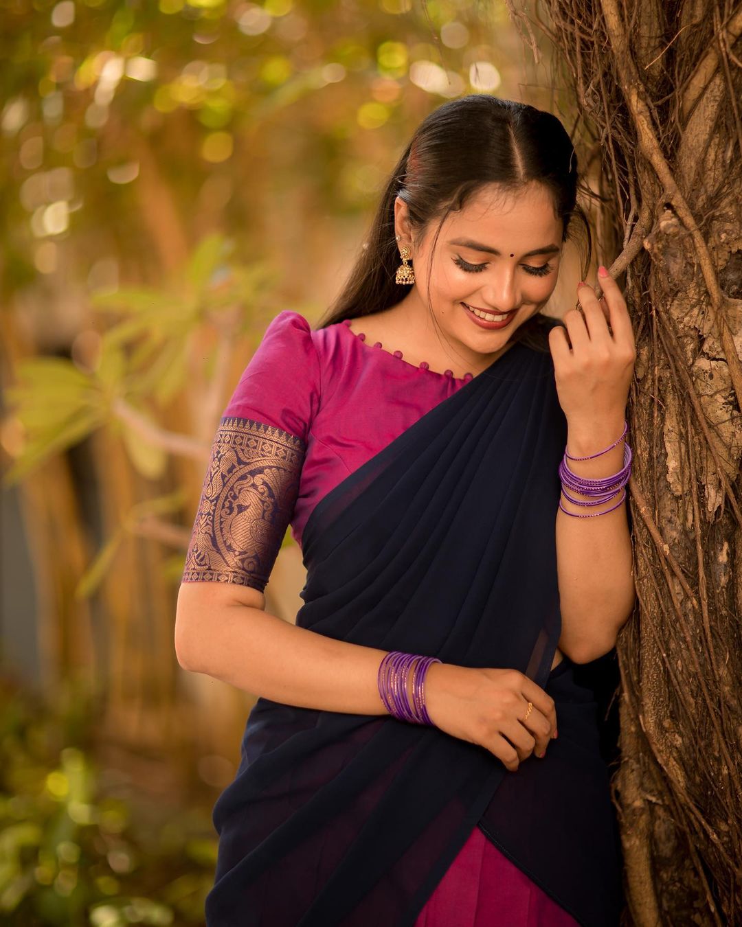 Stunning Soumia Thomas Pavadai Dhavani Photoshoot Stills