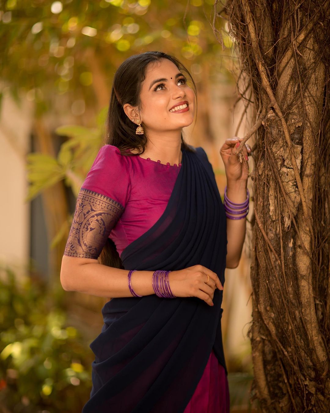 Stunning Soumia Thomas Pavadai Dhavani Photoshoot Stills