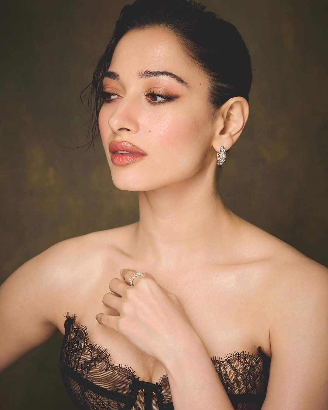 Red Hot! Tamannaah Bhatia Dazzles in Deep Red Beauty