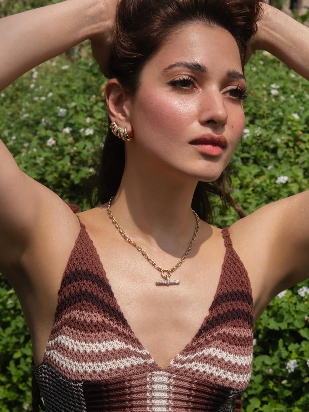 Red Hot! Tamannaah Bhatia Dazzles in Deep Red Beauty