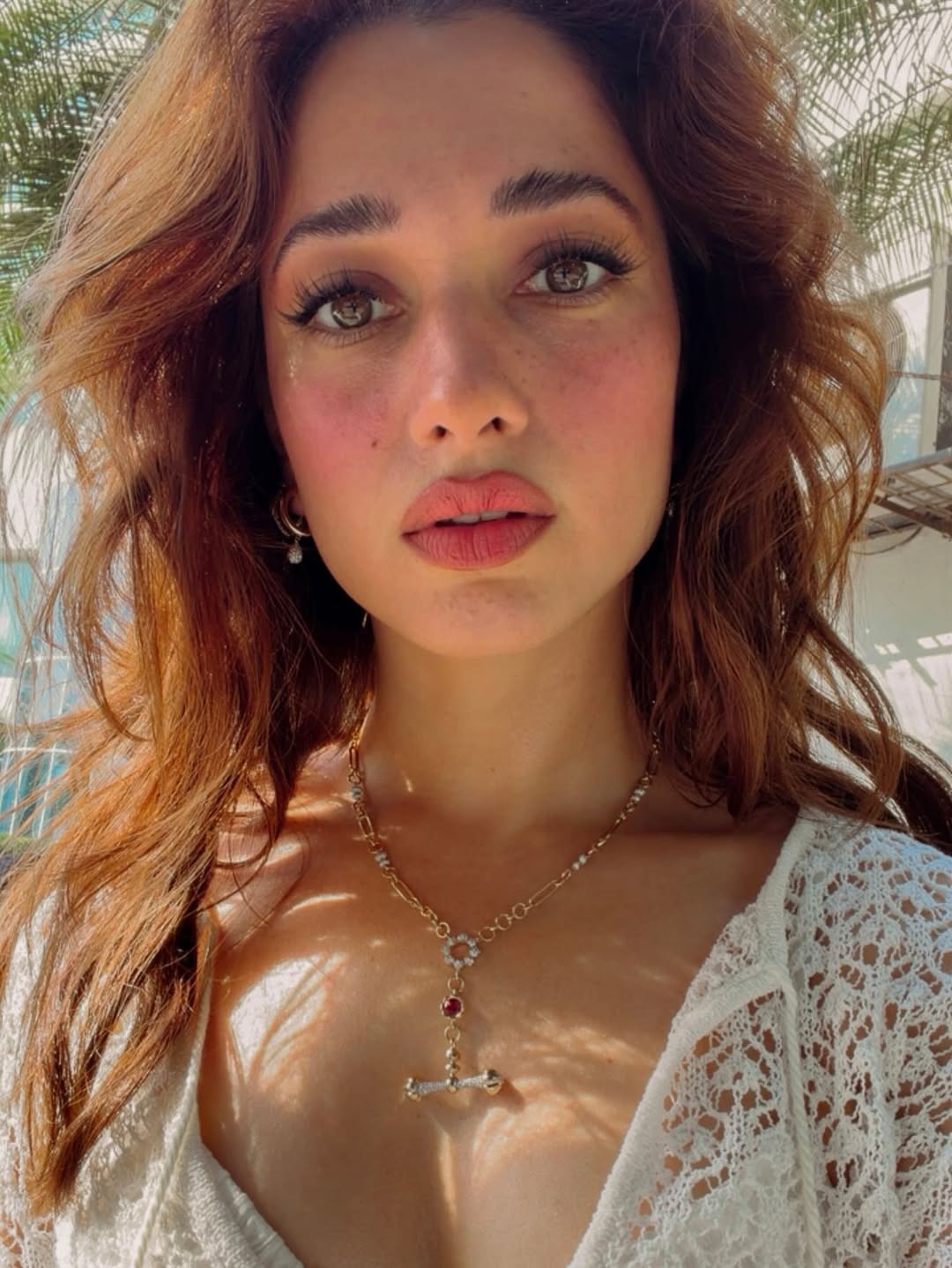 Red Hot! Tamannaah Bhatia Dazzles in Deep Red Beauty