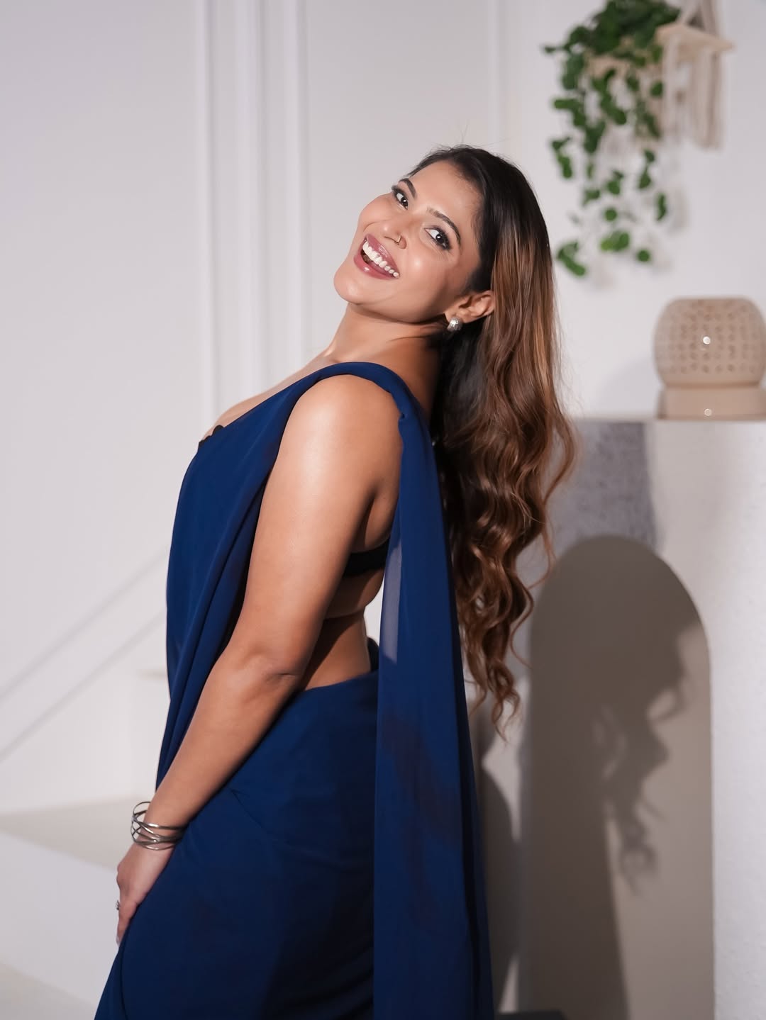 Tanya Chaudhari Redefines Saree Fashion with Bold Modern Glamour