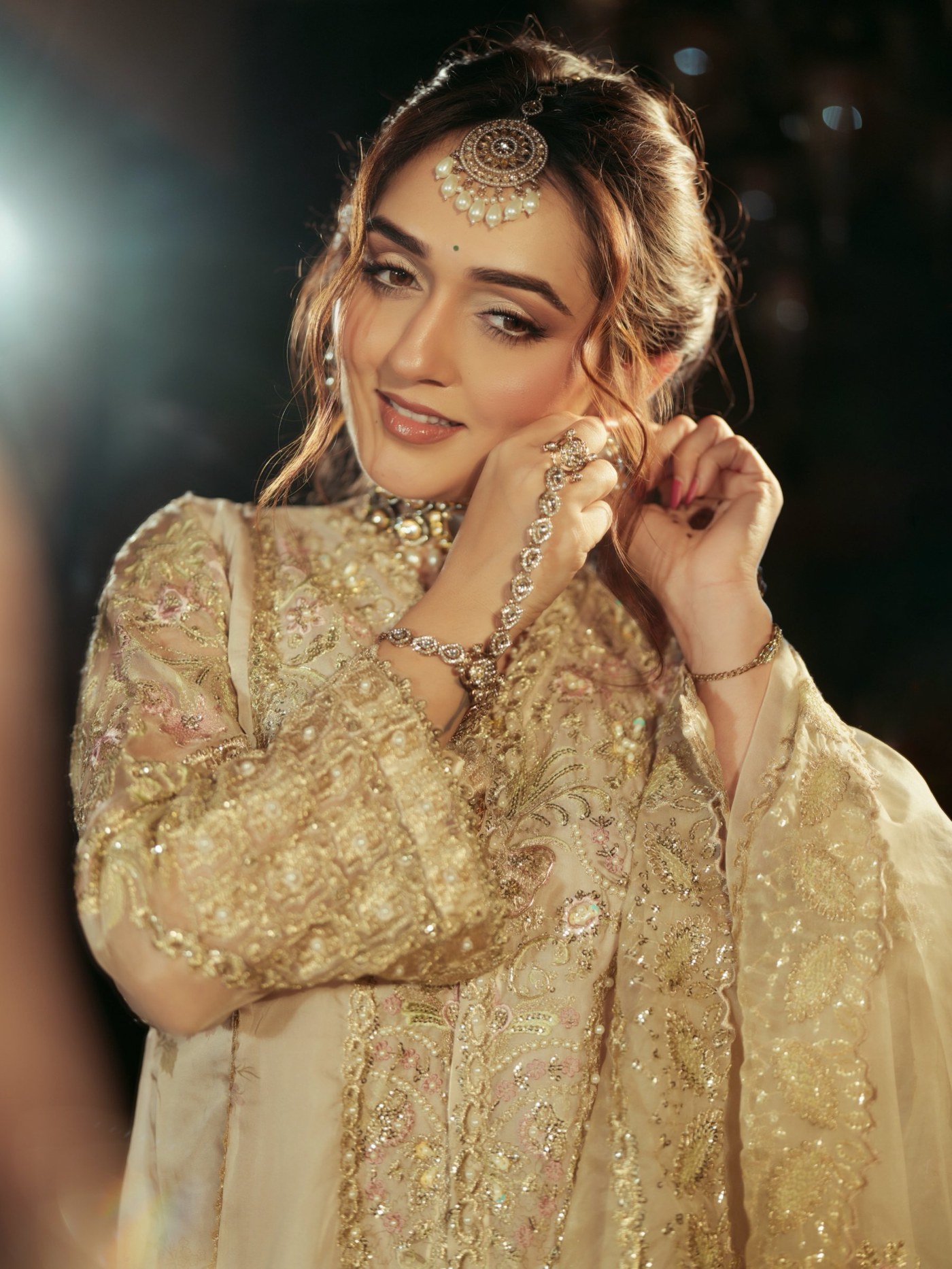Tanya Sharma Channels Modern Royalty in Stunning Ivory Ensemble
