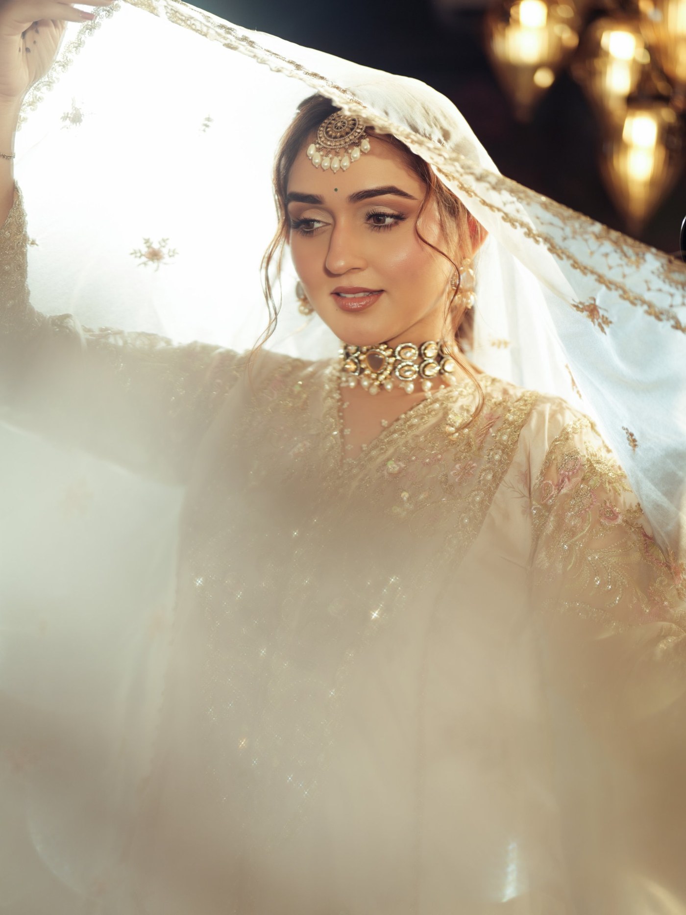 Tanya Sharma Channels Modern Royalty in Stunning Ivory Ensemble