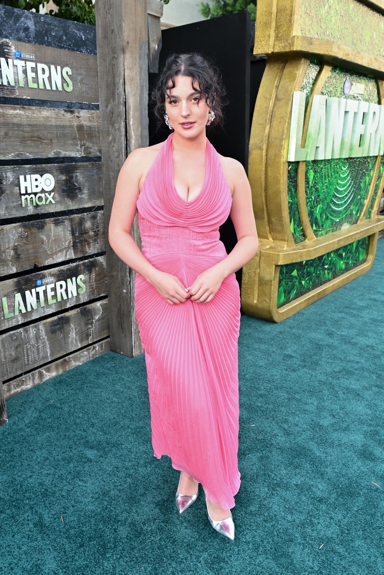 Taya Miller Radiates Hollywood Glamour at DC Studios' Premiere