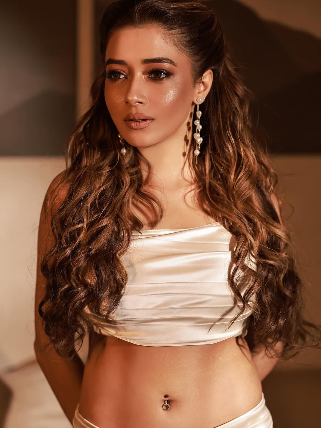 Tina Datta's Viral Satin Glam Look Style Breakdown
