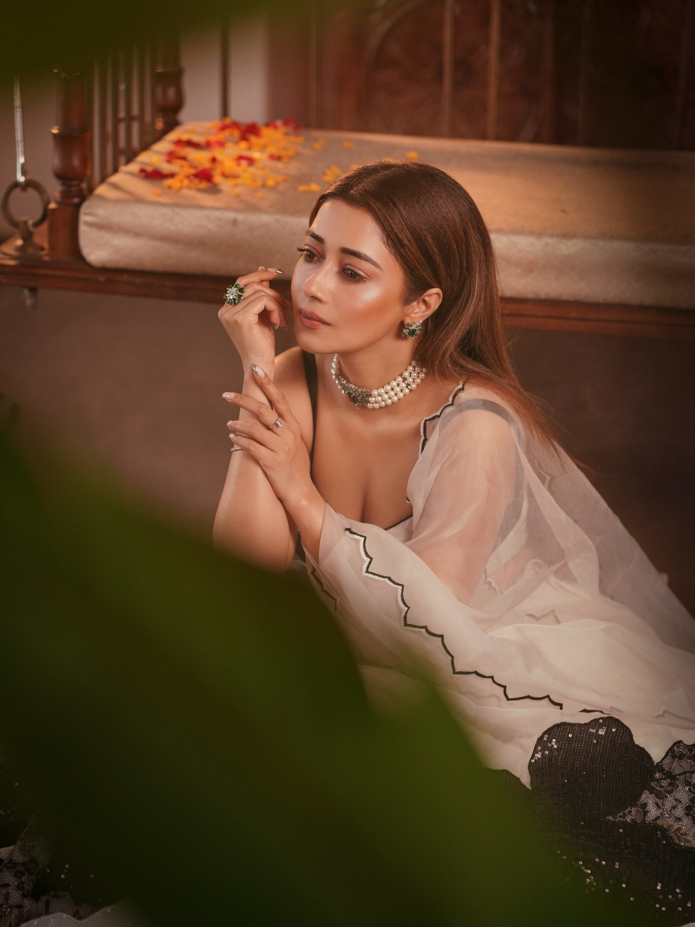 Tina Datta’s Festive Ensemble Blends Tradition With Contemporary Craftsmanship