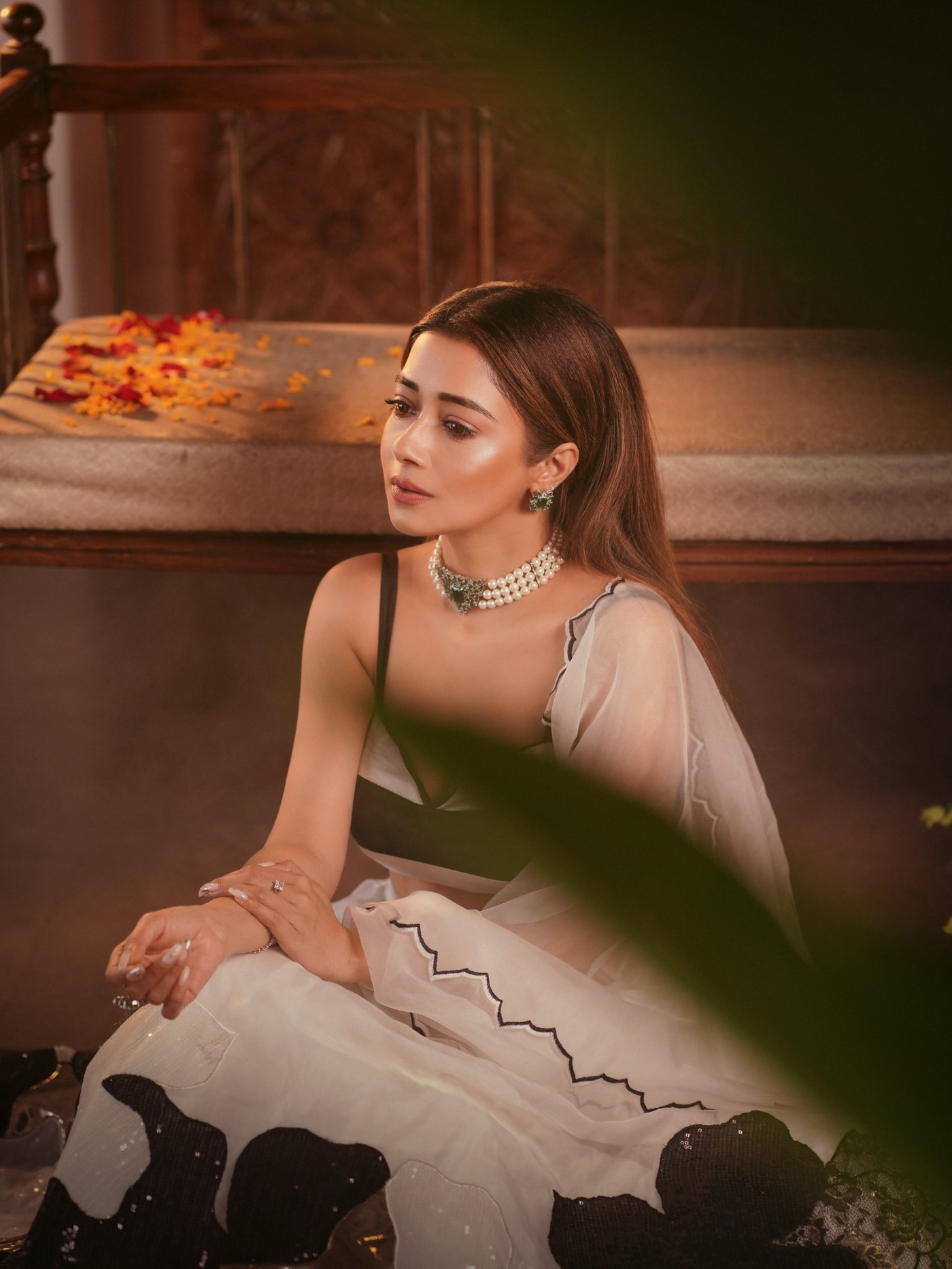 Tina Datta’s Festive Ensemble Blends Tradition With Contemporary Craftsmanship