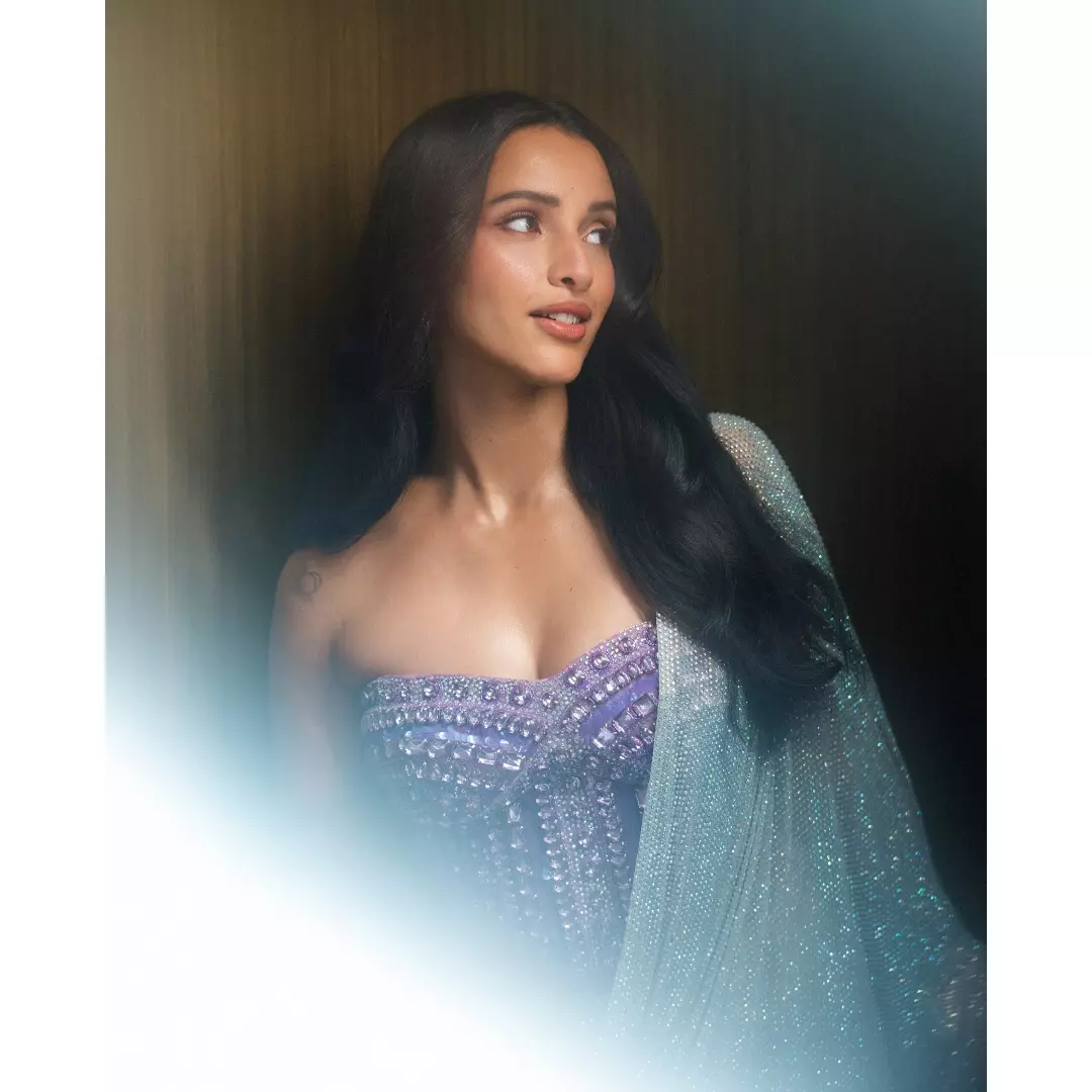 Triptii Dimri Shines in Jewel-Embellished Purple Beauty