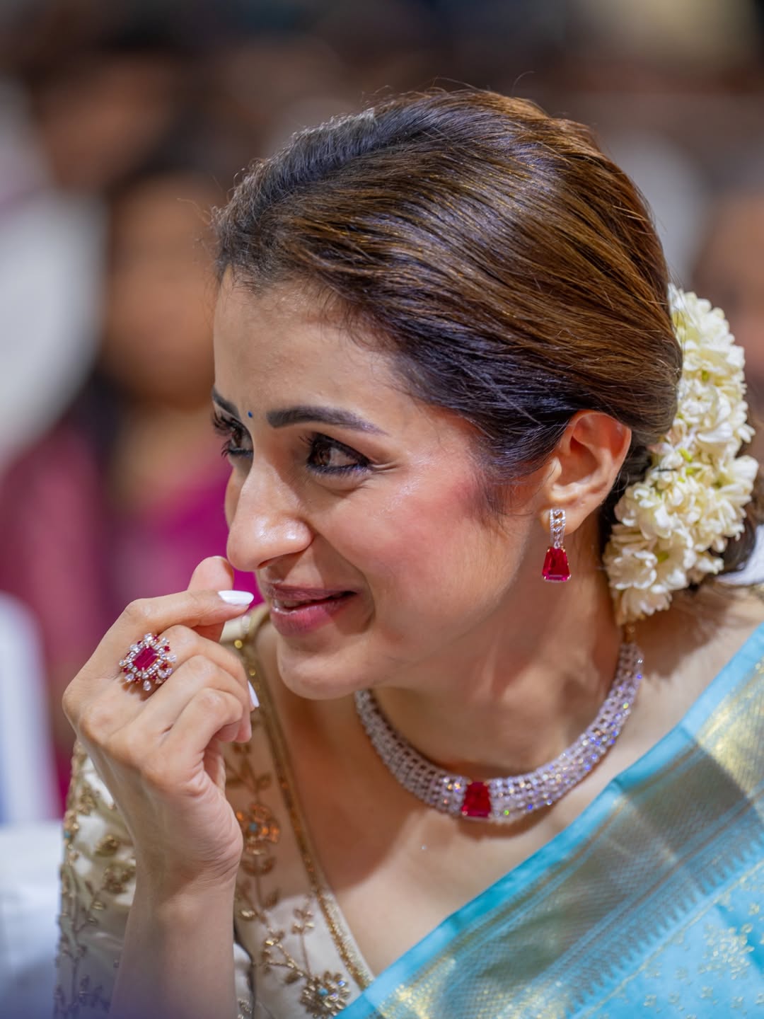 Trisha's Stunning Traditional Attire at Festive Events