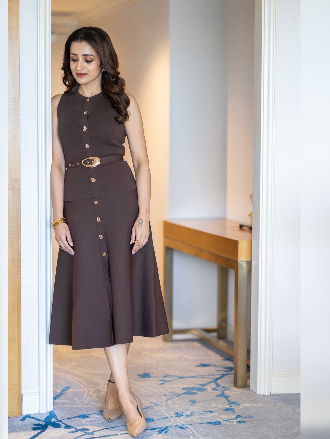Trisha Krishnan's Brown Power Look: The Epitome of Quiet Luxury Elegance