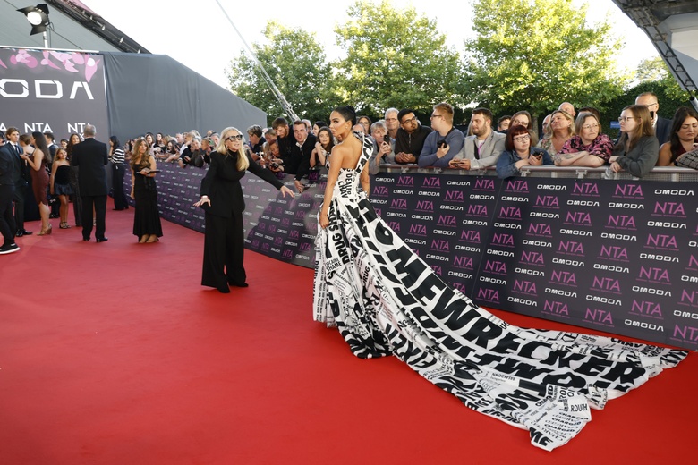 Tulisa Contostavlos Steals the Spotlight at the National Television Awards