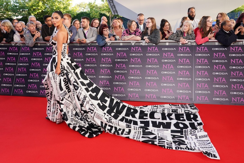 Tulisa Contostavlos Steals the Spotlight at the National Television Awards