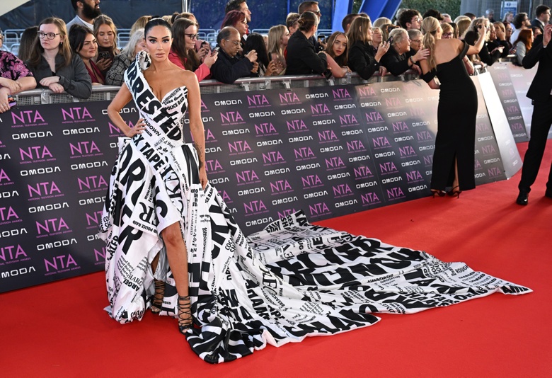Tulisa Contostavlos Steals the Spotlight at the National Television Awards