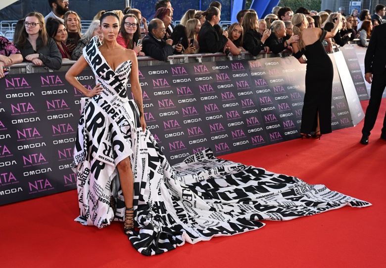 Tulisa Contostavlos Steals the Spotlight at the National Television Awards