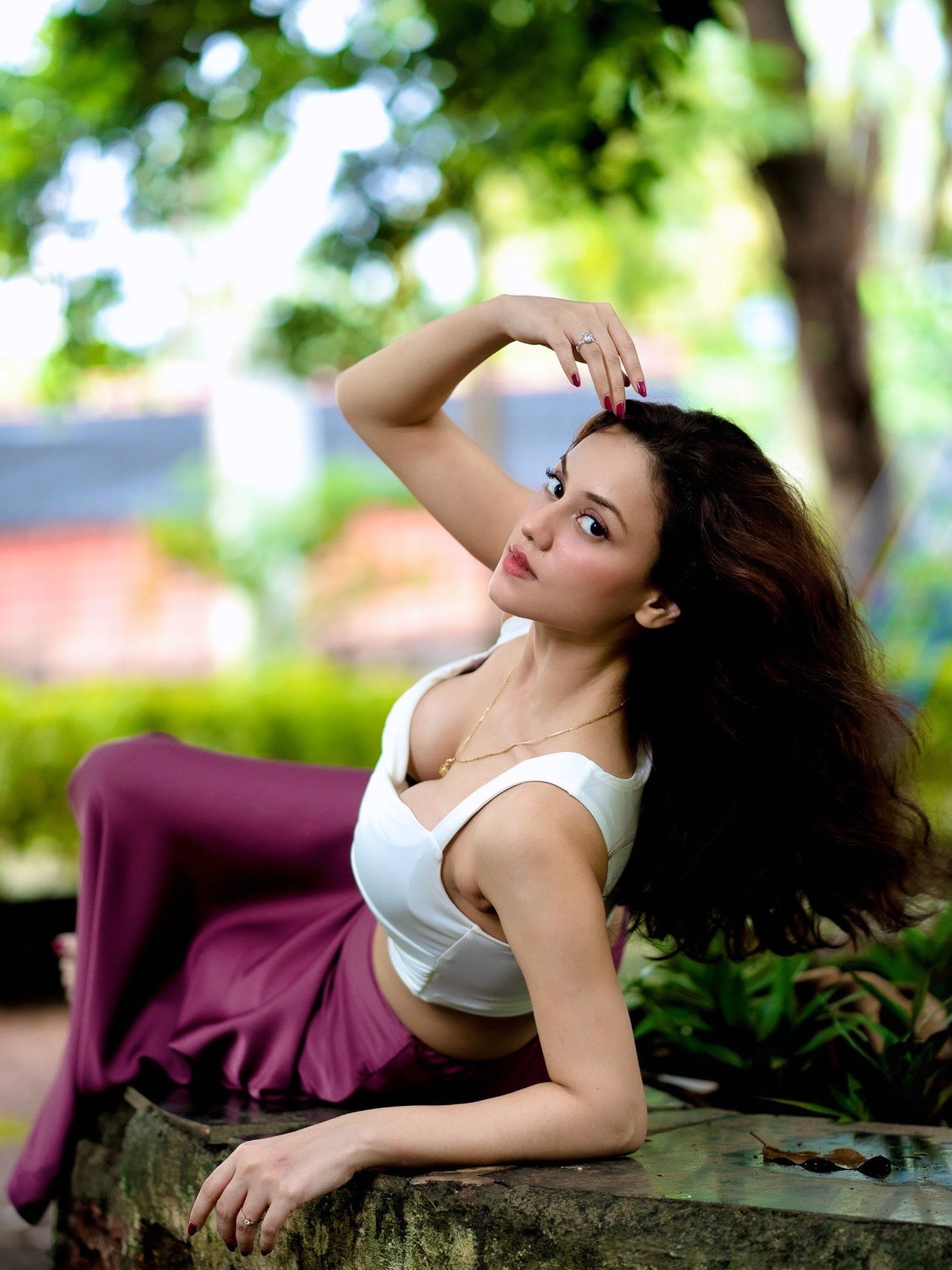 Magenta Magic: Urvashi Pardeshi’s Garden Look Steals the Spotlight