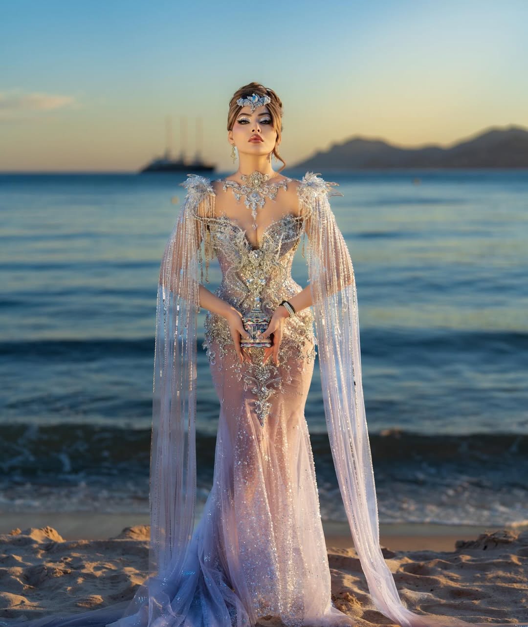 Urvashi Rautela's Stunning Coastal Glamour Photos