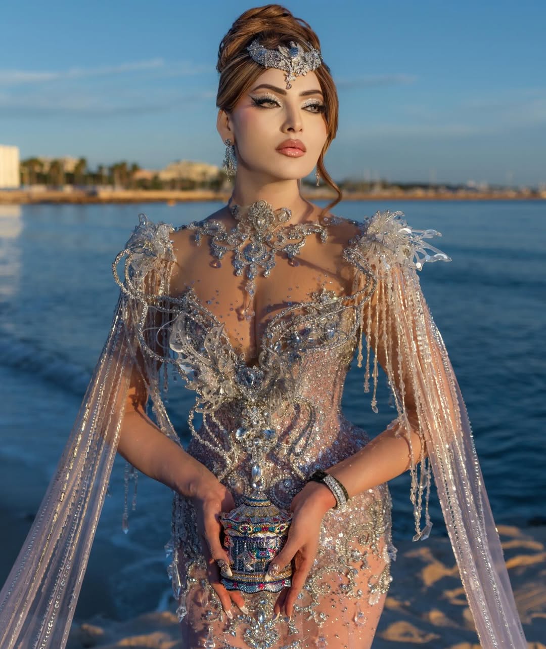 Urvashi Rautela's Stunning Coastal Glamour Photos