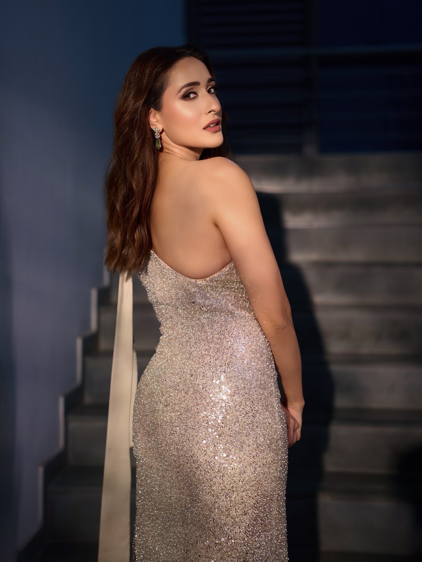Pragya Jaiswal’s Golden Moment: Mastering the Red Carpet Glow