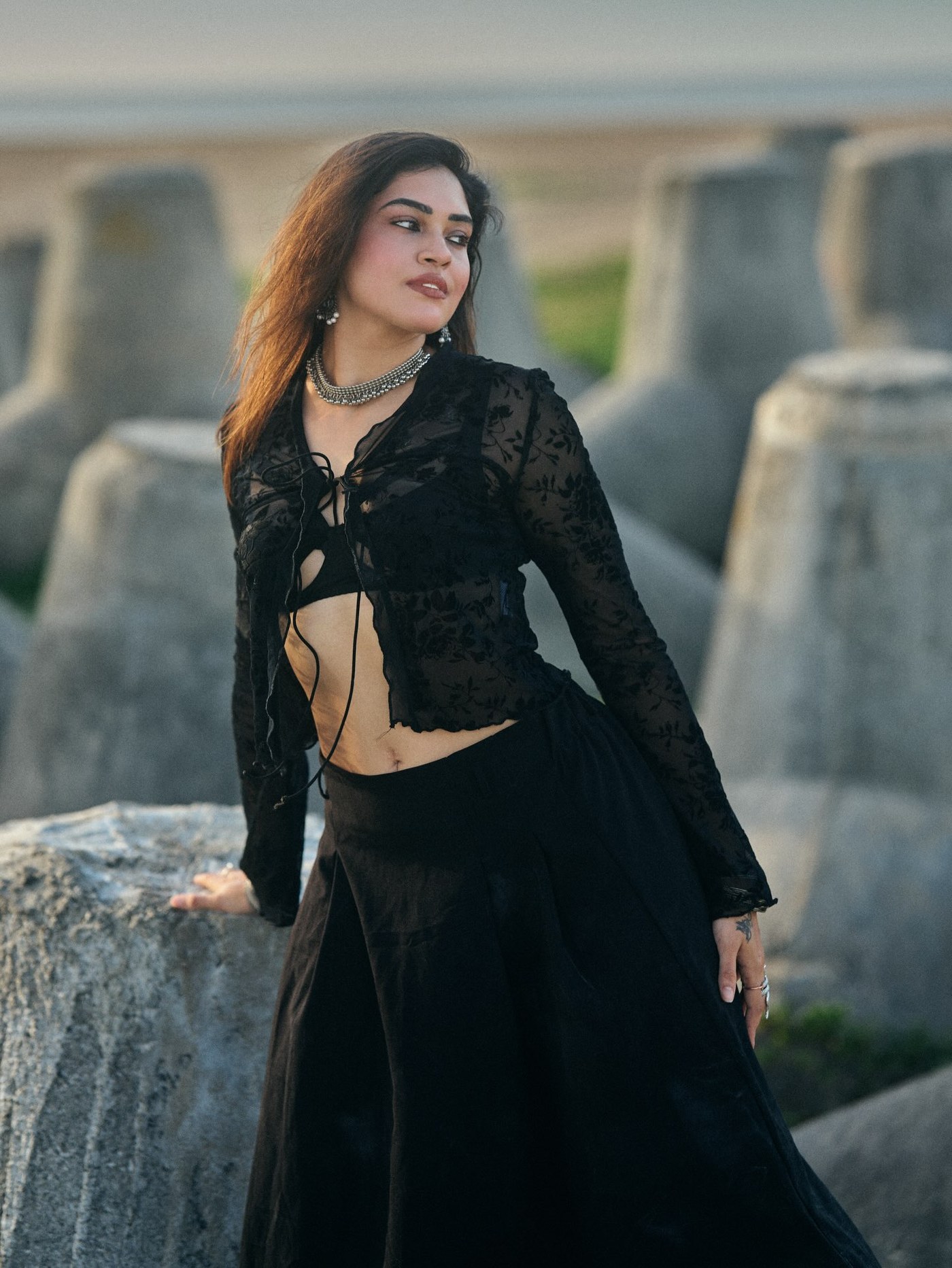 Varshini Venkat Owns Black Magic: The Ultimate Style Masterclass