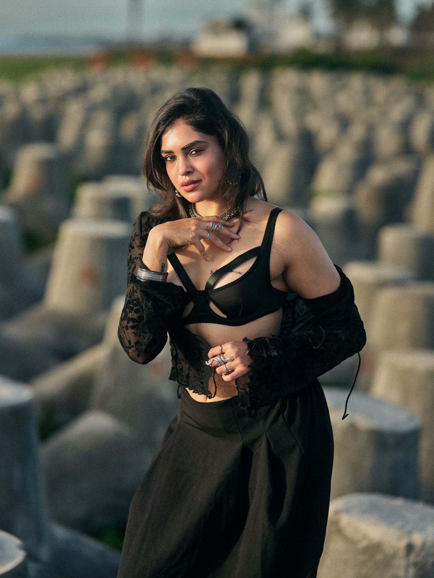 Varshini Venkat Owns Black Magic: The Ultimate Style Masterclass