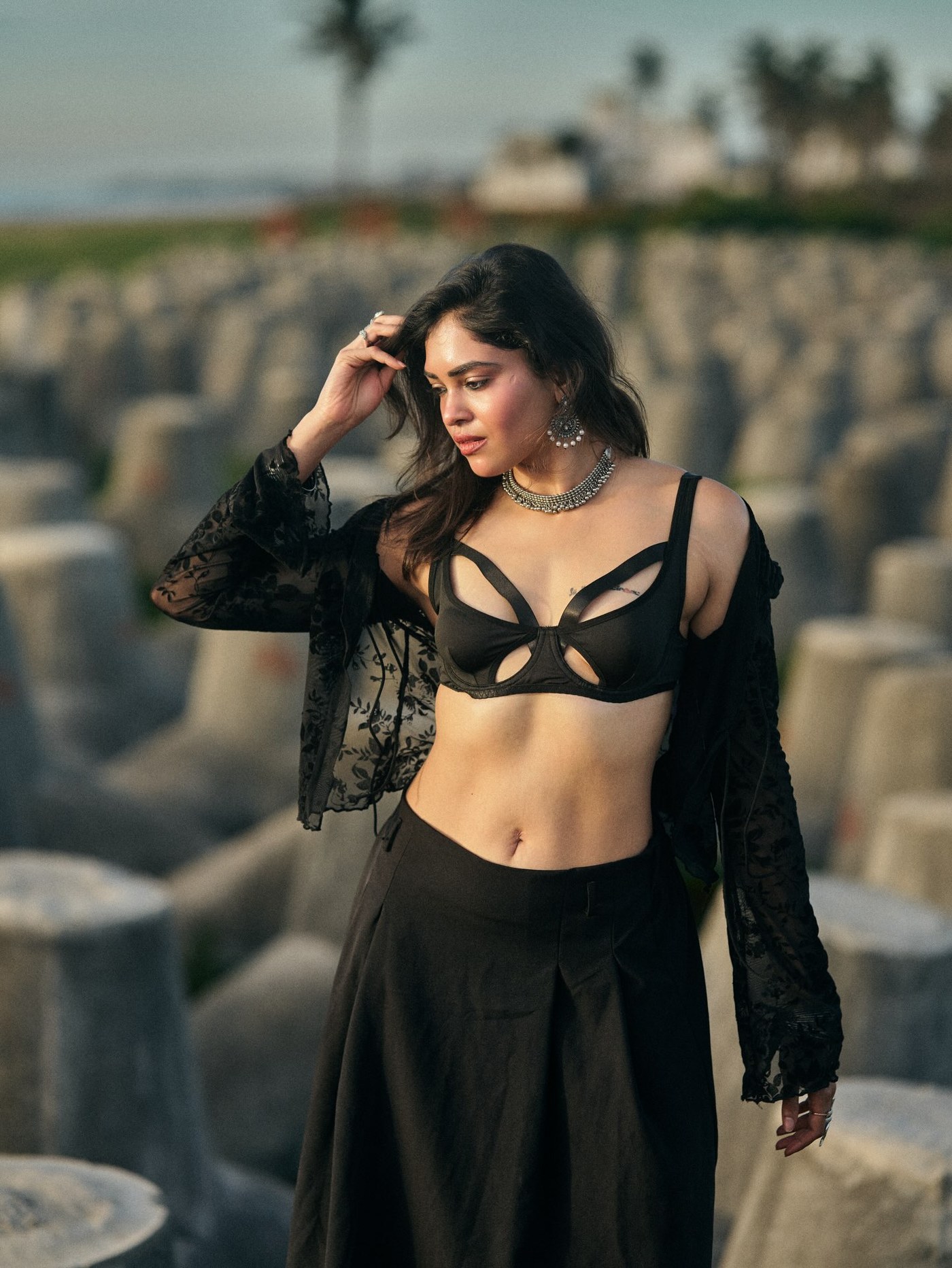 Varshini Venkat Owns Black Magic: The Ultimate Style Masterclass