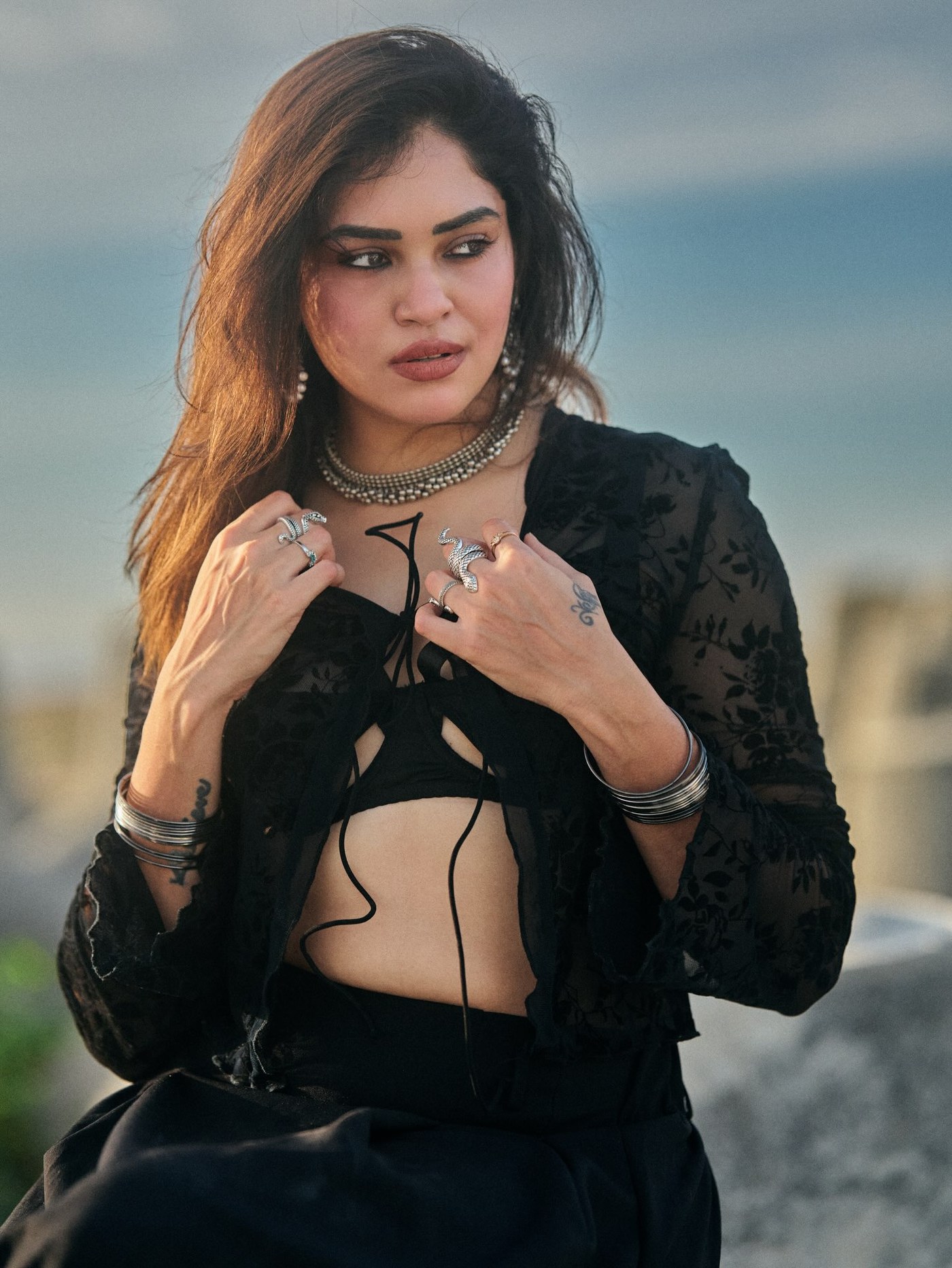 Varshini Venkat Owns Black Magic: The Ultimate Style Masterclass
