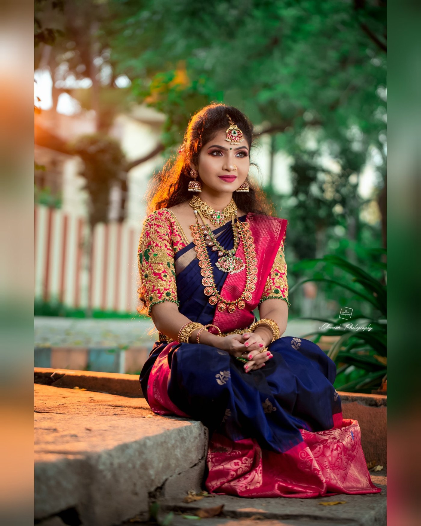 Venba's Stunning Ensemble: A Kaleidoscope of Colors and Grace