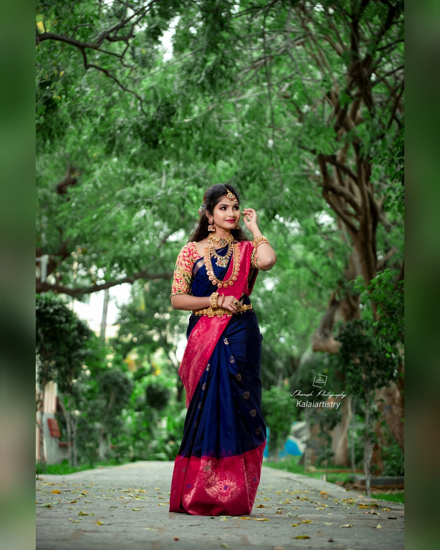 Venba's Stunning Ensemble: A Kaleidoscope of Colors and Grace