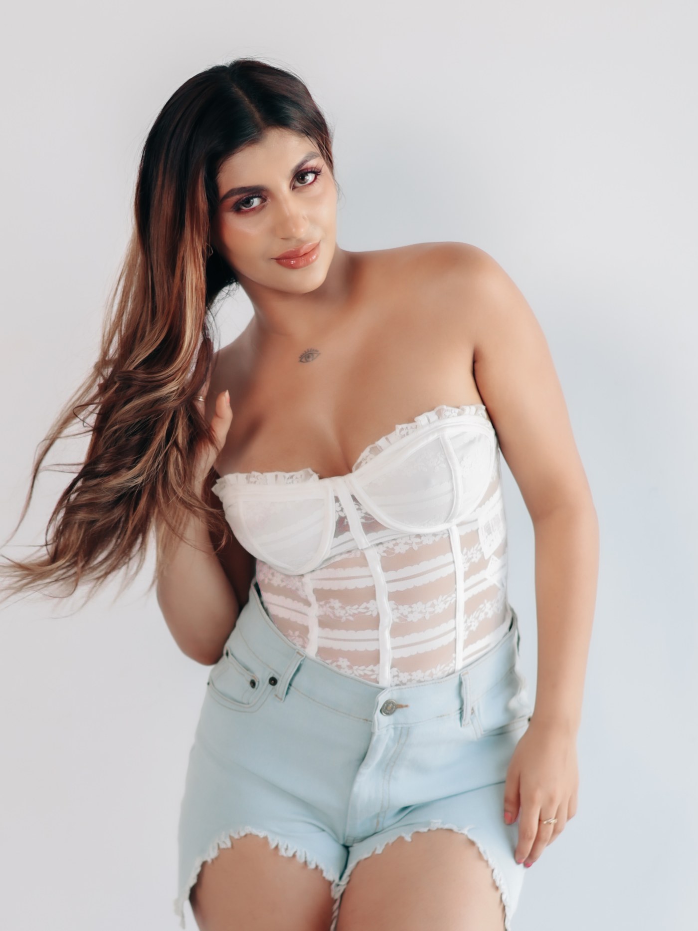 Yashika Aannand Breaks the Internet with Bold White Lace Chic!