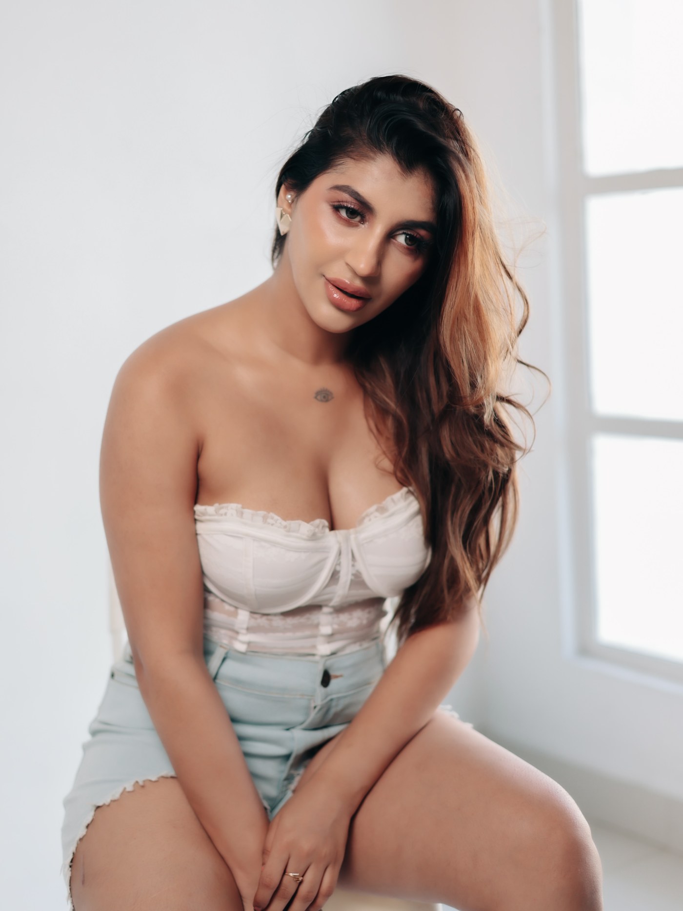 Yashika Aannand Breaks the Internet with Bold White Lace Chic!