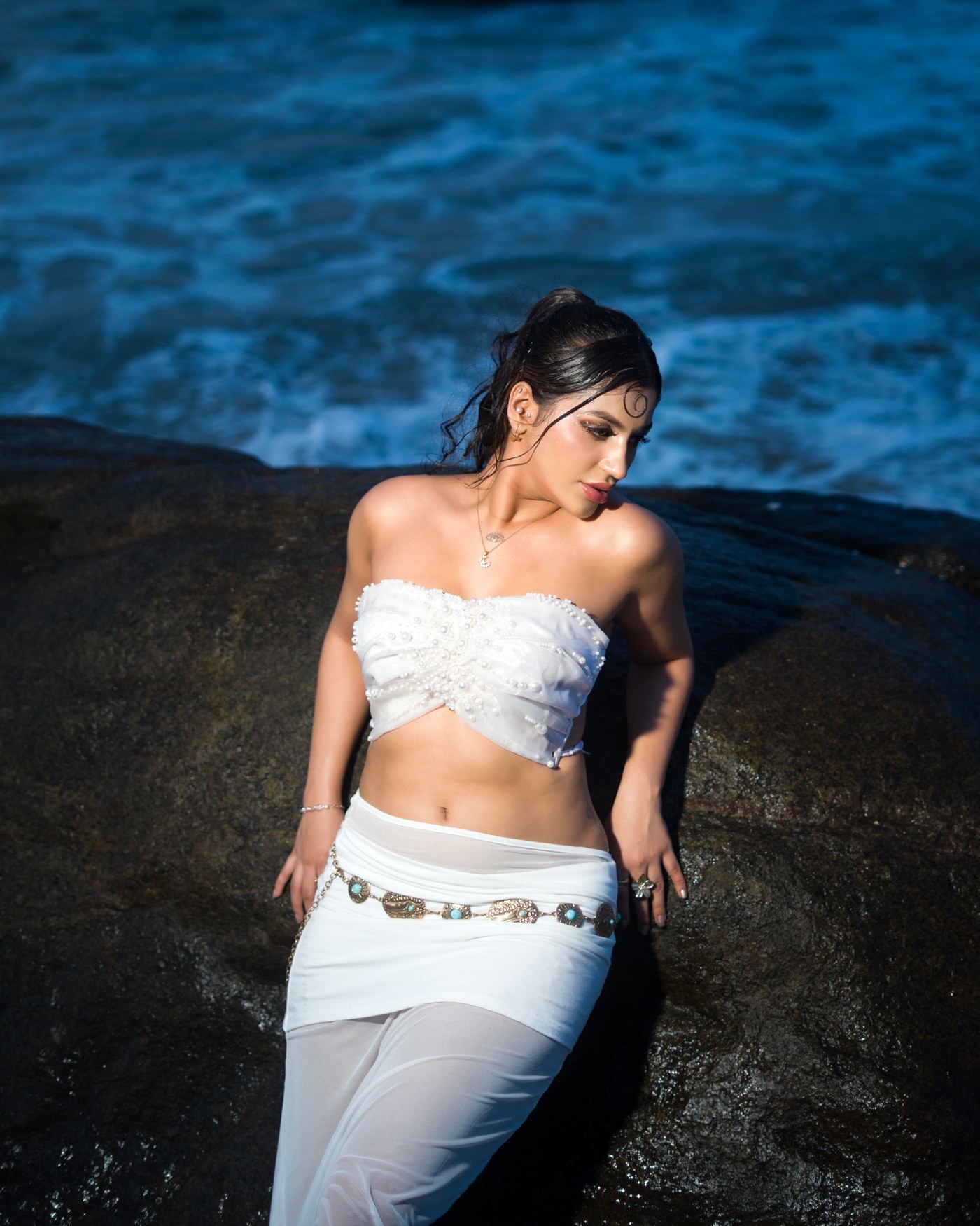 Yashika Aannand's Effortless Glamour: Beach Chic Meets Red Carpet Elegance